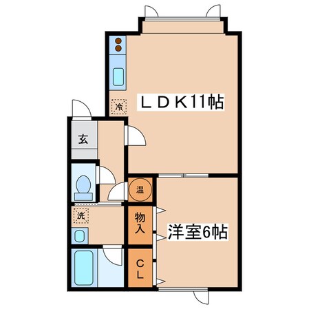 ハイツカースルの物件間取画像